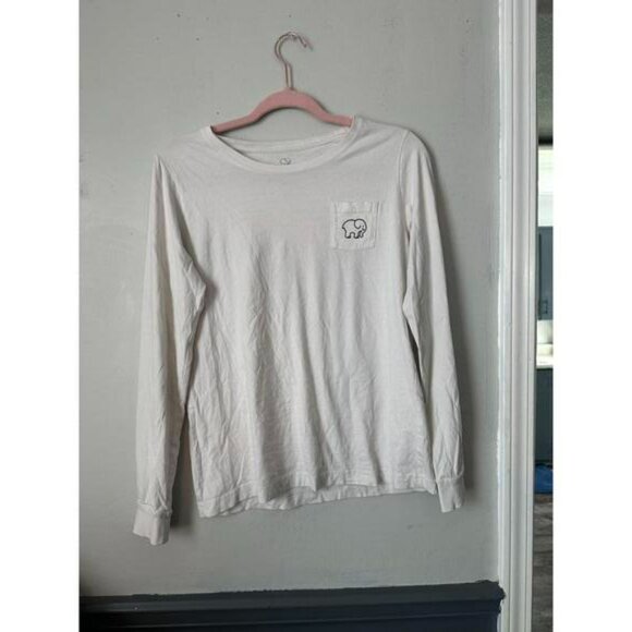 Ivory Ella Long Sleeve Tee - Elephant Design Size M - Picture 4 of 4